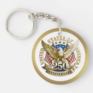 Llavero 250º Aniversario USA Patriótico   1776–2026