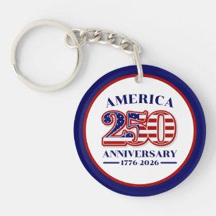 Llavero 250º Aniversario USA Patriótico   1776–2026