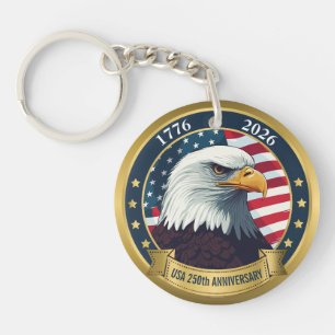 Llavero 250º Aniversario USA Patriótico 1776–2026