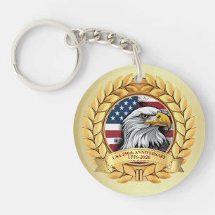 Llavero 250º Aniversario USA Patriótico 1776–2026