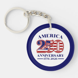Llavero 250º Aniversario USA Patriótico 1776–2026