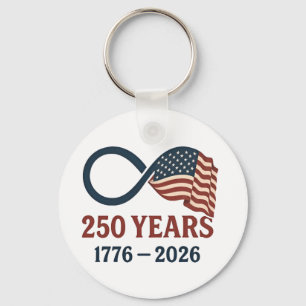 Llavero 250 Aniversario 1776-2026 Estados Unidos Patriótic