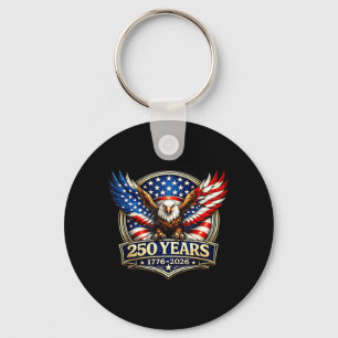 Llavero 250 Aniversario USA Águila Patriótica 250 Años