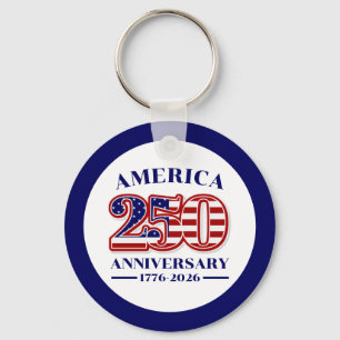 Llavero 250 Aniversario USA Patriótico 1776–2026