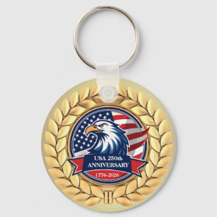 Llavero 250 Aniversario USA Patriótico 1776–2026