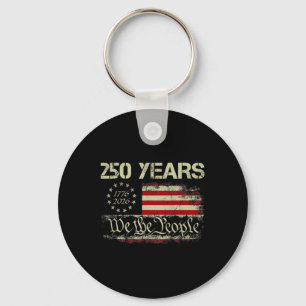 Llavero 250 Años 1776-2026 Nosotros El Pueblo Bandera 250º