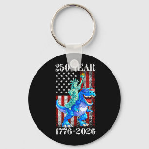 Llavero 250 años 250 aniversario USA Dino 4 de julio