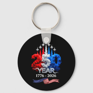 Llavero 250 años americano 1776 2026 cumpleaños 250 4 de