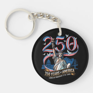 Llavero 250 Años Aniversario América 1776 2026