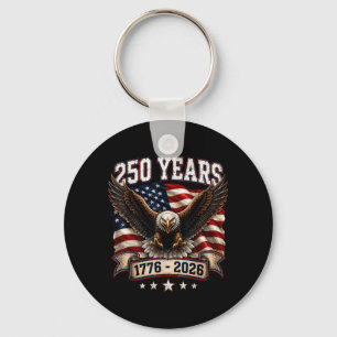 Llavero 250 Años Aniversario Americano 1776 2026