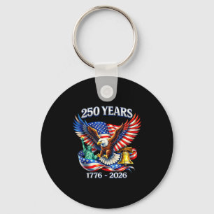 Llavero 250 años aniversario de américa 250º independencia