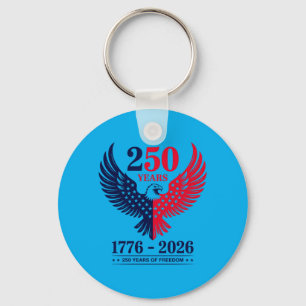 Llavero 250 años Bandera águila americana Aniversario 250
