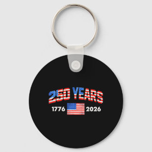 Llavero 250 Años Bandera Americana 1776 2026 250º