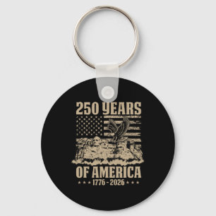 Llavero 250 años bandera americana 1776-2026 cumpleaños 25
