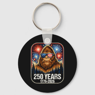 Llavero 250 años Bigfoot Patriótico 1776-2026 250º