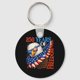 Llavero 250 Años De Libertad 1776 2026 Patriótico Ld Eagle