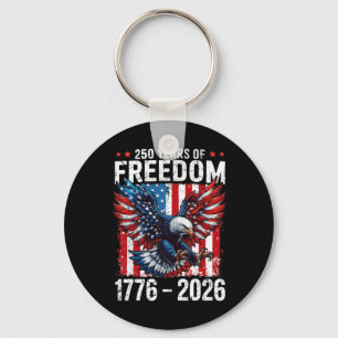 Llavero 250 Años De Libertad 1776 2026 Patriótico Ld Eagle