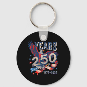 Llavero 250 Años Orgullo Patriótico Águila 1776-2026 - EE.