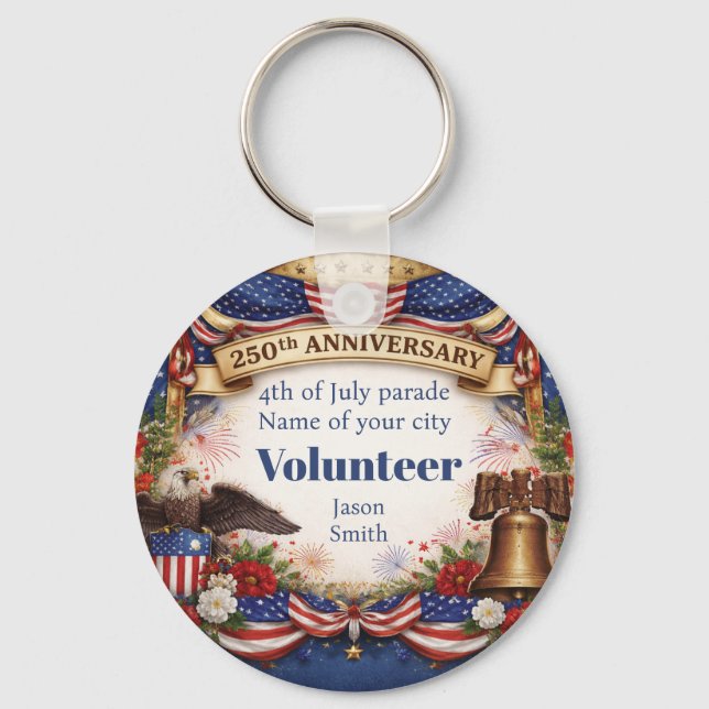 Llavero 250th Anniversary Keychain  (Anverso)