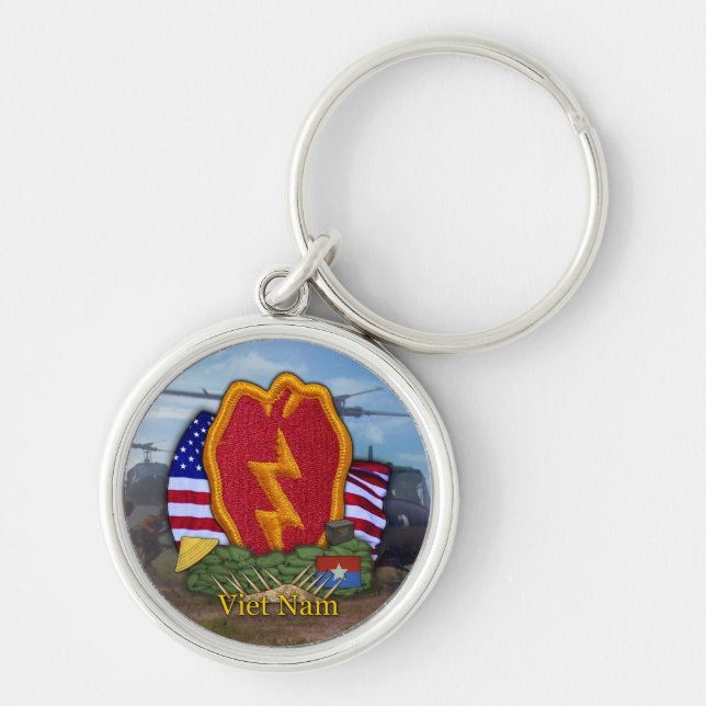 Llavero 25.ª división de infantería vietnam veteranos Keyc (Frente)