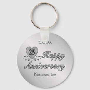 Llavero 25° aniversario - Plata
