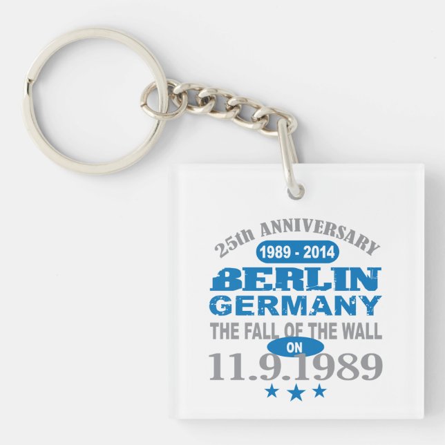 Llavero 25 años del Muro de Berlín Alemania (Frente)