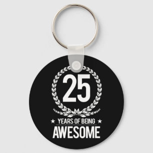 Llavero 25to Cumpleaños (25 años de ser impresionantes)