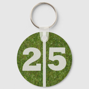 Llavero 25to Favor de la fiesta de cumpleaños
