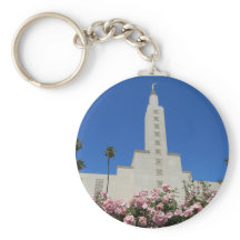 2.25" Keychain botón básico del templo LA