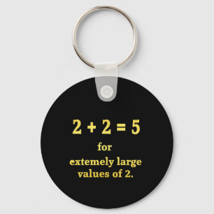 Llavero 2 + 2 = 5  Chiste matemático divertido