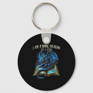 Llavero #2 Cita De Folletos Soy Un Dragón De Libros No Un