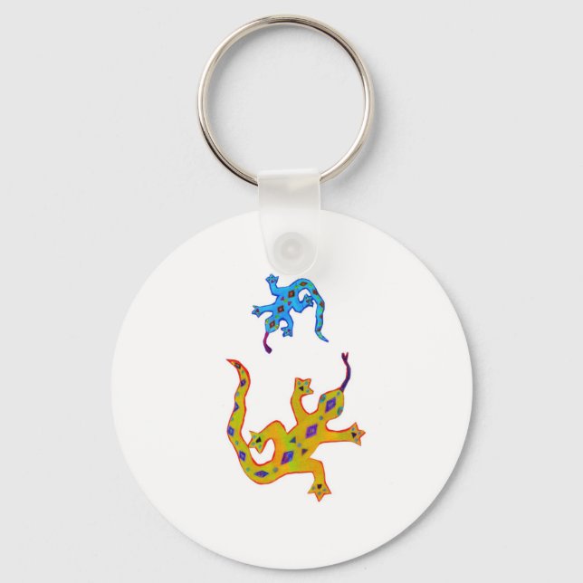 Llavero 2 Geckos (Anverso)