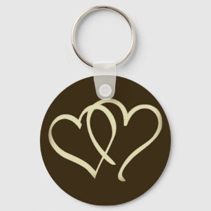 Llavero 2hearts-Ivory