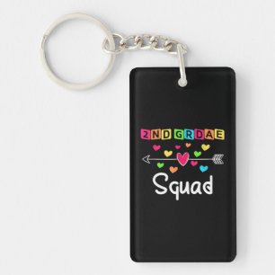 Llavero 2nd grade Teacher Shirts School Team Second Grade