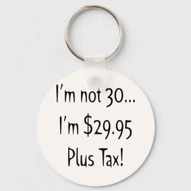 Llavero 30.º regalo de cumpleaños (Anverso)