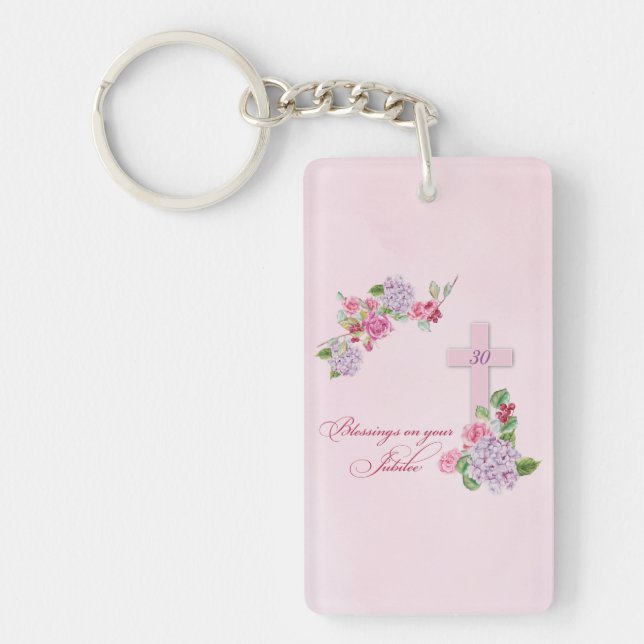 Llavero 30 Aniversario de la monja de la Vida Religiosa (Frente)