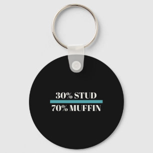 Llavero 30% Stud 70% Muffin Funny Día de San Valentín del