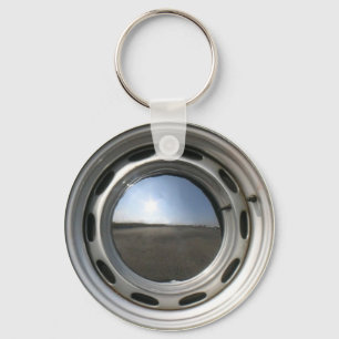 Llavero 356 Rueda de coche clásica (llanta) con tapón crom