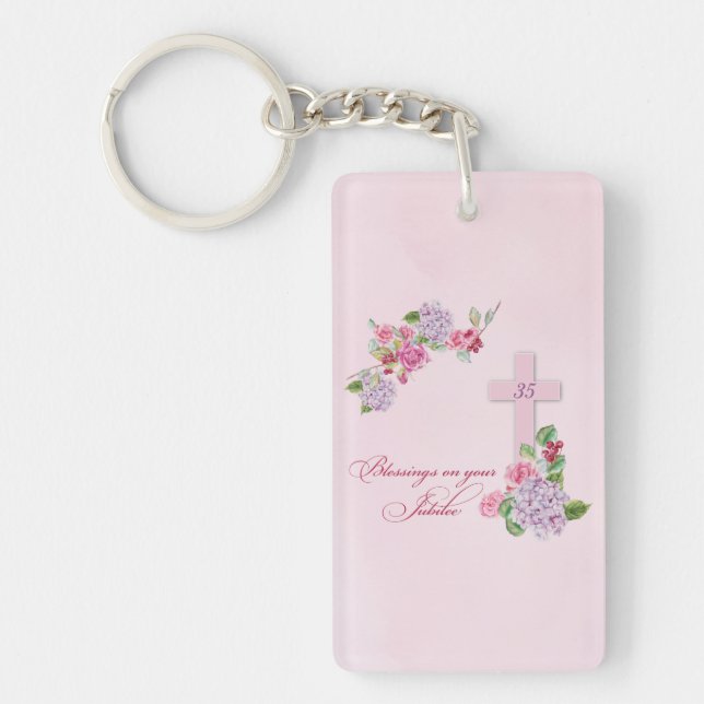 Llavero 35 Aniversario de la monja de la Vida Religiosa (Frente)