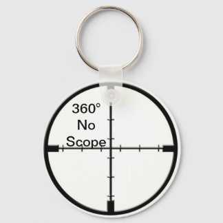 Llavero 360 No Scope Video Game Chiste FPS keychain