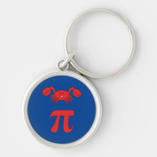 Llavero 3.14 Chiste de matemáticas divertidas de cangrejo