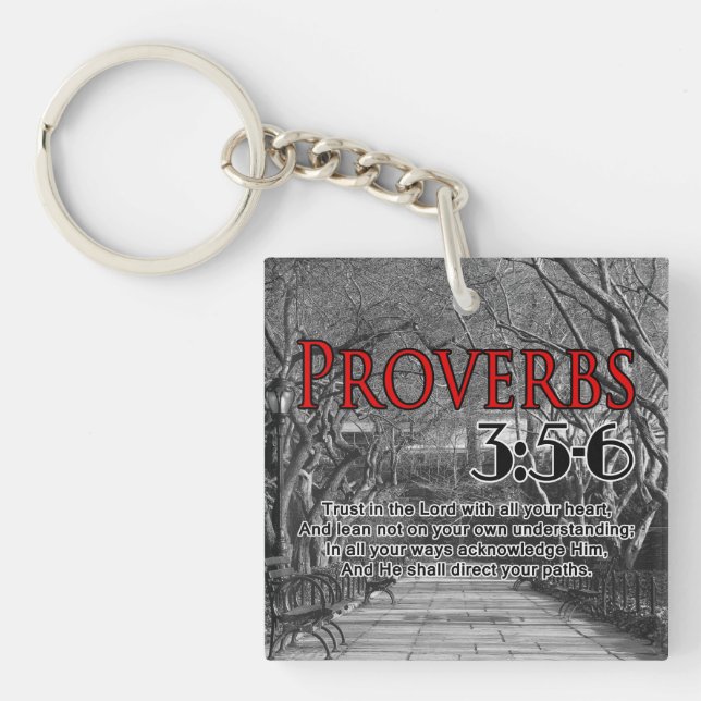LLAVERO 3:5 CRISTIANO DE ENCARGO DE LOS PROVERBIOS DEL (Frente)