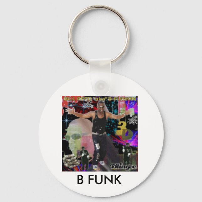 Llavero 3 d, B FUNK (Anverso)