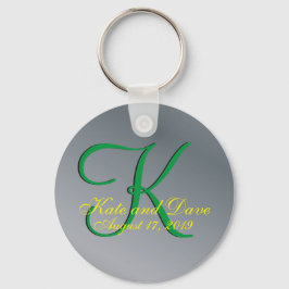 Llavero 3.d Monograma Faux Pewter Amazing Fun keychain