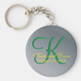 Llavero 3.d Monograma Faux Pewter Amazing Fun keychain
