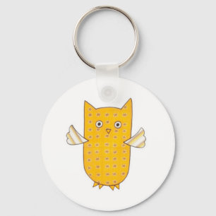 Llavero 3 Lechuzas Amarillas Flying Keychain