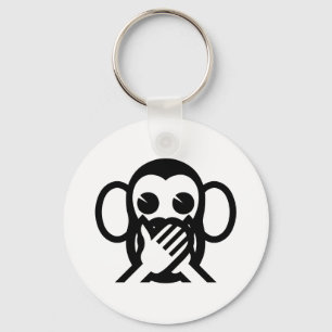 Llavero 3 Monos Sabios Iwazaru 言 わ ざ る No Hablar Emoji Mal