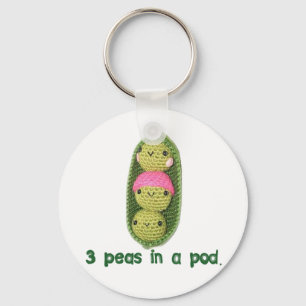 Llavero 3 Peas in a Pod