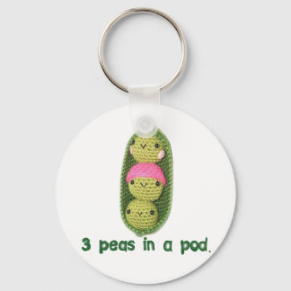 Llavero 3 Peas in a Pod