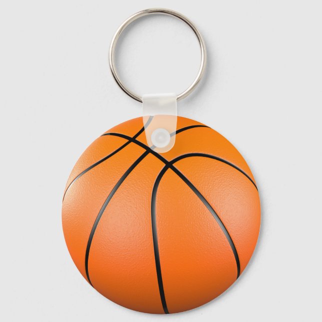 Llavero 3D orange basketball ball (Anverso)